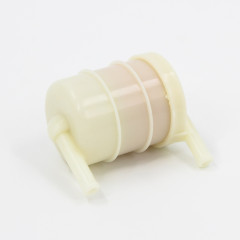 Holm plastic in line fuel filter with 90 degree connections (F30-0077-HOL)