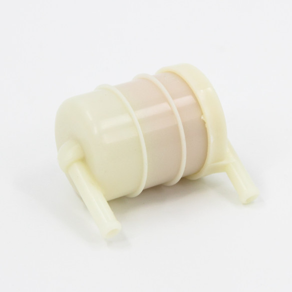 Holm plastic in line fuel filter with 90 degree connections (F30-0077-HOL)