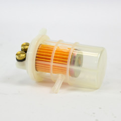 Holm F30-0198-HOL Replacement In-line Plastic Fuel Filter - Left side view