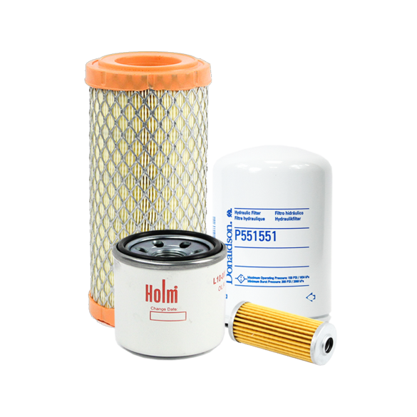 Holm oil filter, fuel filter, hydraulic filter and air filter to suit John Deere X950R Mowers (K80-0109-HOL)