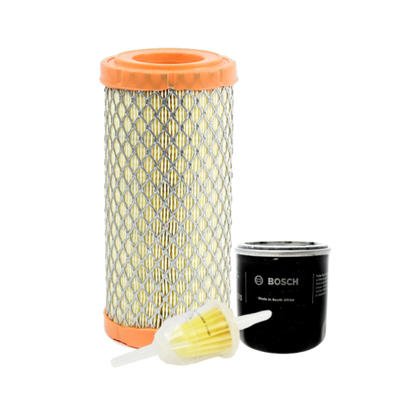 Holm oil filter, fuel filter and air filter to suit John Deere 1200A Bunker Rake (K80-0127-HOL)