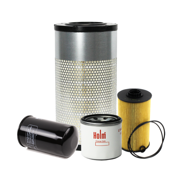 Holm oil filter, fuel filters and air filter to suit Kobelco SK75SR-7 and SK85MSR-7 Excavators (K80-0132-HOL)