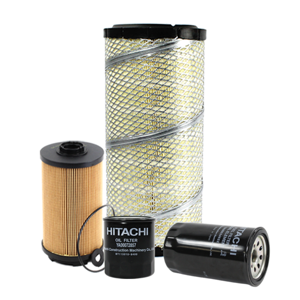 Holm oil filter, fuel filters and air filter to suit Hitachi ZX130LCN-7 Excavators (K80-0139-HOL)