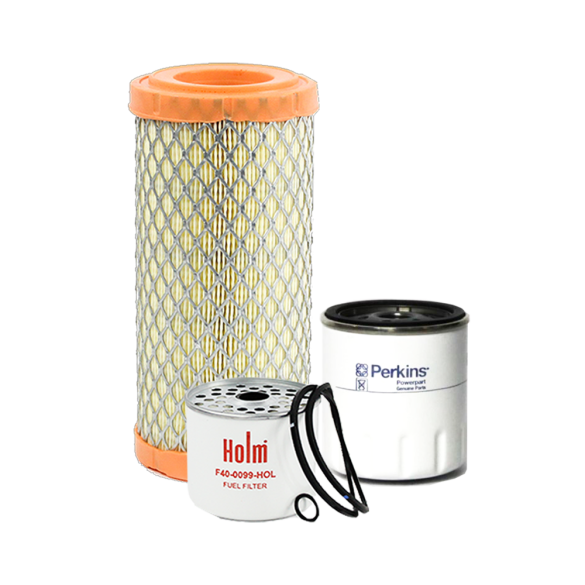 Holm oil filter, fuel filter and air filter to suit JCB 8010 CTS Excavators (K80-0184-HOL)