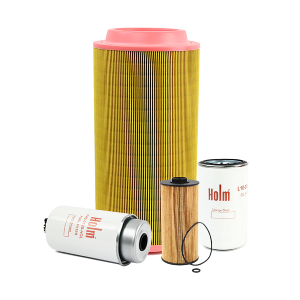 Holm oil filter, fuel filters and air filter to suit JCB JZ235 Excavators (K80-0189-HOL)