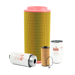 Holm oil filter, fuel filters and air filter to suit JCB JS220LC Excavators (K80-0191-HOL)