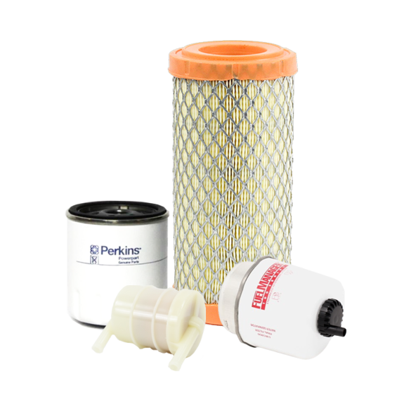 Holm oil, fuel and air filters to replace the manufacturer kit of JCB 8016, JCB 8018 & JCB 8020 Excavators (K80-0309-HOL)