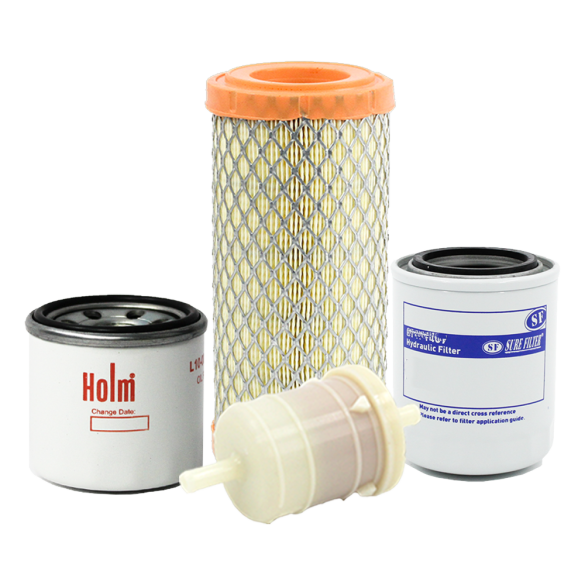 Holm oil filter, air filter, fuel filter and hydraulic filter to suit Kubota G26 Mowers (K80-0358-HOL)