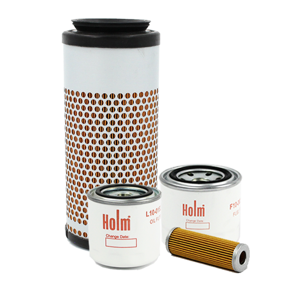 Holm oil filter, fuel filters and air filter to suit Kubota KX91-3A2 Excavators (K80-0384-HOL)