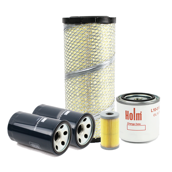 Holm oil filter, fuel filter, hydraulic filters and air filter to suit Kubota L5040 Tractors (K80-0385-HOL)