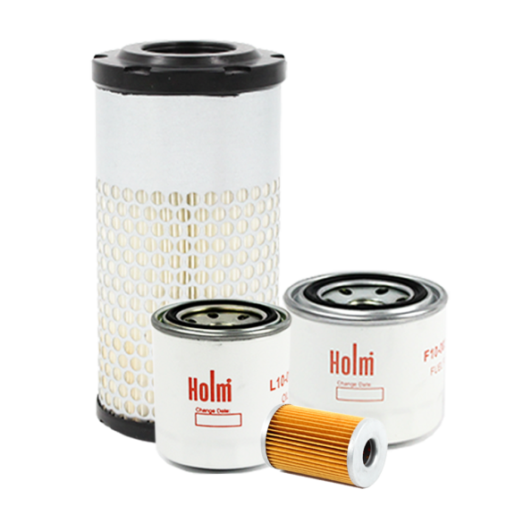 Holm oil filter, fuel filters and air filter to suit Kubota U25-3A Excavators (K80-0395-HOL)