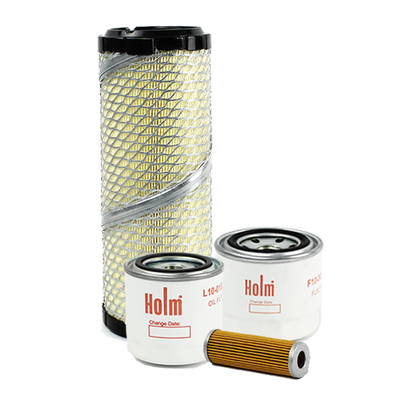 Holm oil filter, fuel filters and air filter to suit Kubota U35-3A3 Excavators (K80-0398-HOL)