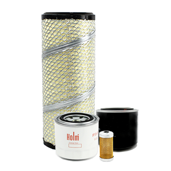 Holm air filter, fuel filters & oil filter to suit Kubota U50-3 Excavators (K80-0401-HOL)