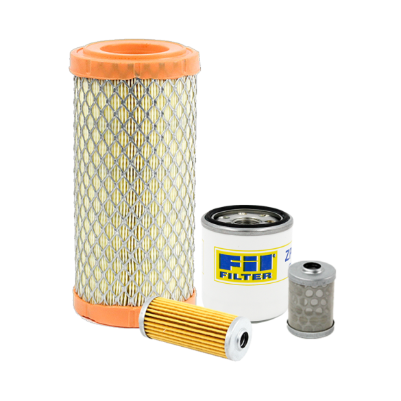 Holm 500Hr Filter Kit to suit Hitachi ZX19U-5 / Hitachi ZX19U-6 Excavators (K80-0427-HOL)