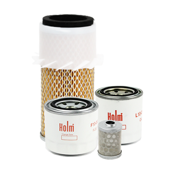 Holm oil filter, fuel filters and air filter to suit Kubota KX36-2 Excavators (K80-0430-HOL)