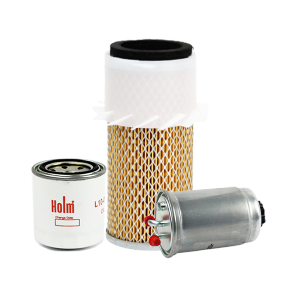 Holm oil filter, fuel filter and air filter to suit Kubota KX41-2S/V Excavators (K80-0433-HOL)