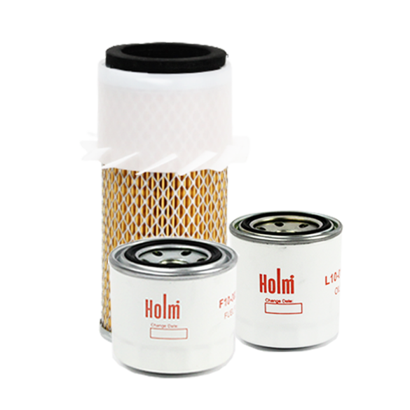 Holm oil filter, fuel filter and air filter to suit Kubota KX61-2 Excavators (K80-0434-HOL)