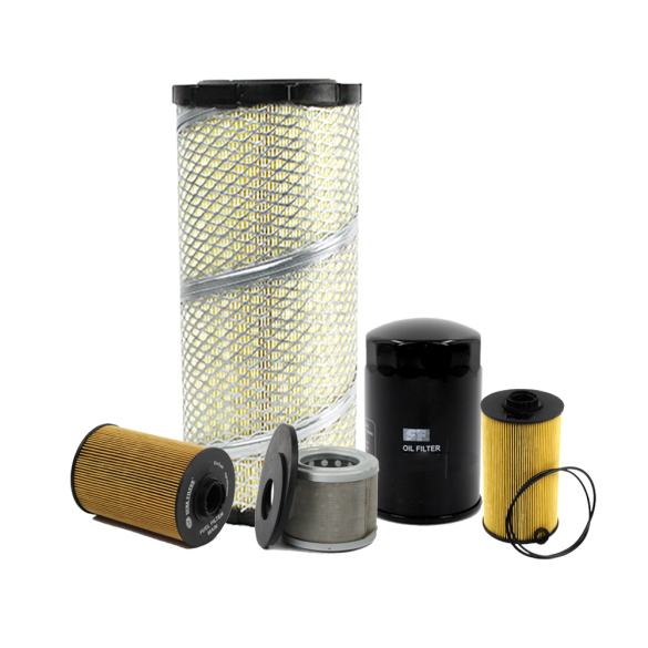 Holm oil filter, fuel filters and air filter to suit Kobelco SK75/SK85 MSR-3 Excavators (K80-0438-HOL)