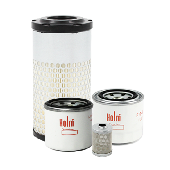 Holm oil filter, air filter and fuel filters to suit Kubota U20 Excavators (K80-0472-HOL)