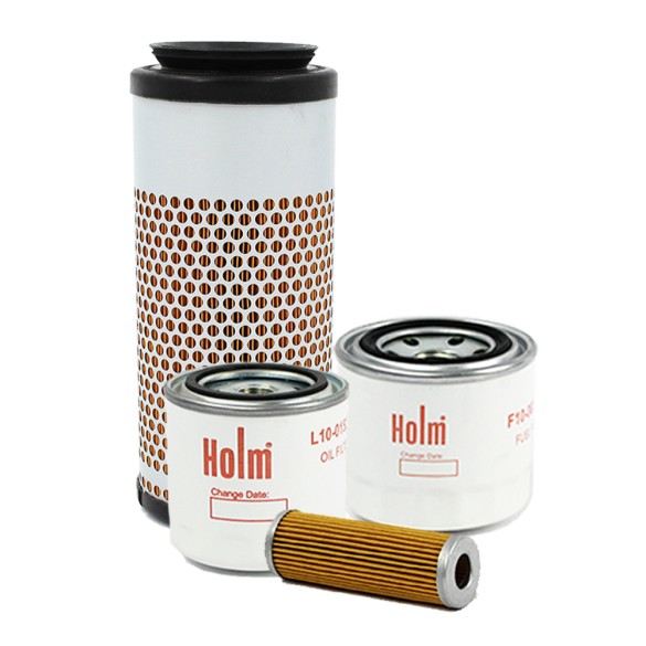 Holm oil filter, air filter and fuel filters to suit Kubota U30-3A2 Excavators (K80-0474-HOL)