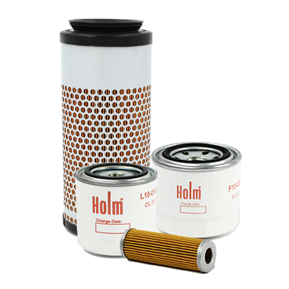 Holm oil filter, fuel filters and air filter to suit Kubota U35-3A2 Excavators (K80-0475-HOL)