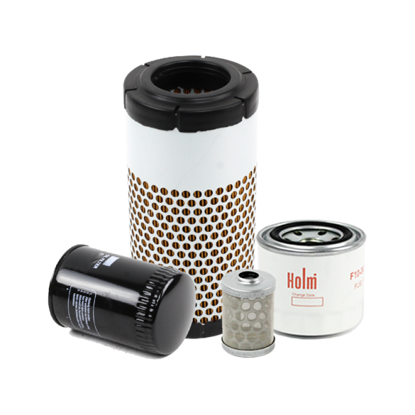 Holm oil filter, fuel filters and air filter to suit Kubota KX037-4 Excavators (K80-0503-HOL)