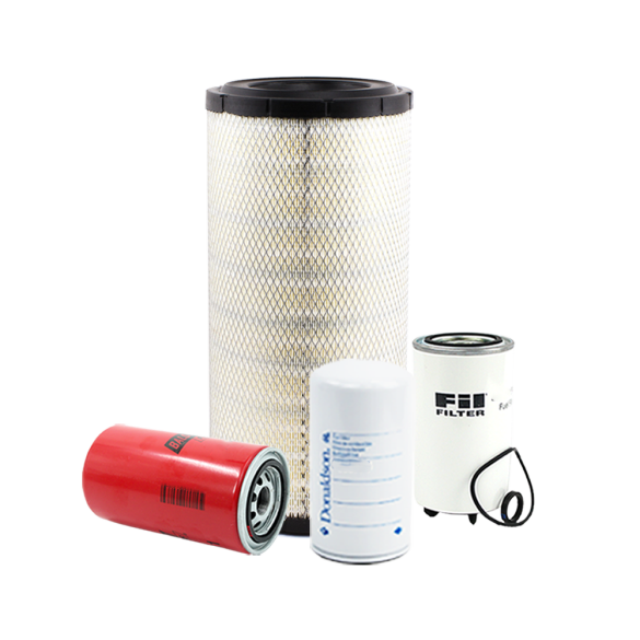 Holm air filter, fuel filters and oil filter to suit Komatsu PC290LC-11 Excavators (K80-0522-HOL)