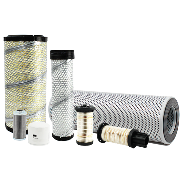 Holm 1000Hr Filter Kit to suit Hyundai HX130-LCR Excavators (K80-0877-HOL)