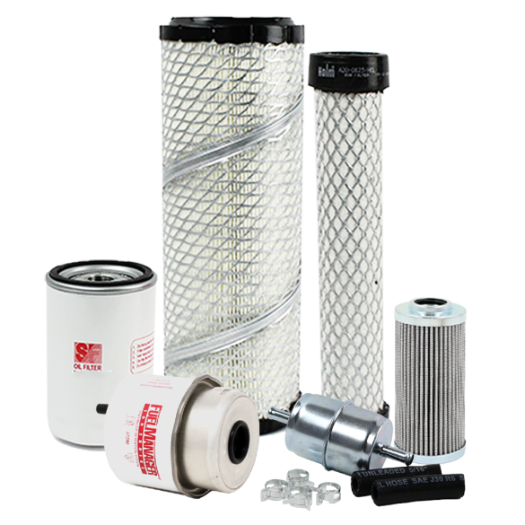 Holm air filters, fuel filters, oil filter and hydraulic filter to suit JCB VMT260-120 Rollers (K80-0967-HOL)