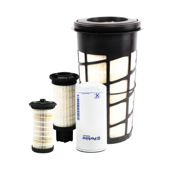 Holm main air filter, fuel filters and oil filter to suit Doosan DX165-W5 Excavators (K80-1312-HOL)