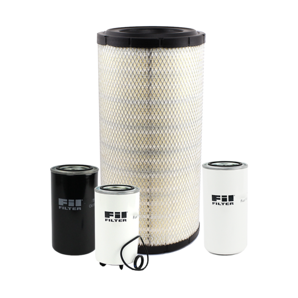 Holm air filter, fuel filters and oil filter to suit Hyundai Robex 210LC-9 Excavators (K80-1339-HOL)