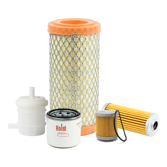 Holm air filter, fuel filters, hydraulic filter and oil filter to suit Yanmar C12R Dumpers (K80-1393-HOL)