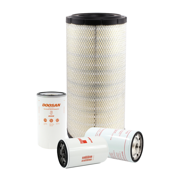 Holm air filter, fuel filters and oil filter to suit Doosan DX225LC-7 Excavators (K80-1415-HOL)