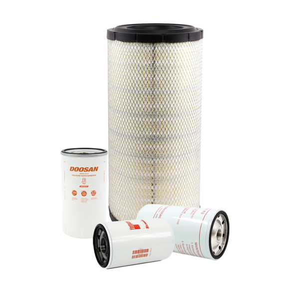 Holm air filter, fuel filters and oil filter to suit Doosan DX245NHD-7 Excavators (K80-1418-HOL)