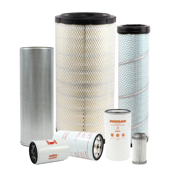 Holm air filters, fuel filters, oil filter and hydraulic filters to suit Doosan DX210-7 Excavators (K80-1421-HOL)