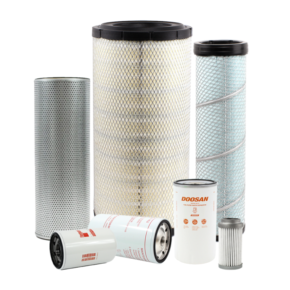 Holm air filters, fuel filters, oil filter and hydraulic filters to suit Doosan DX210LC-7 Excavators (K80-1422-HOL)