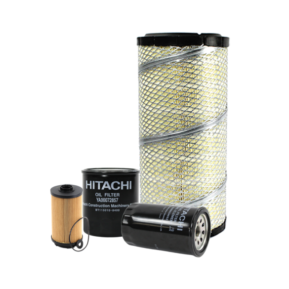 Holm air filter, fuel filters and oil filter to suit Hitachi ZX137US-7 Excavators (K80-1461-HOL)