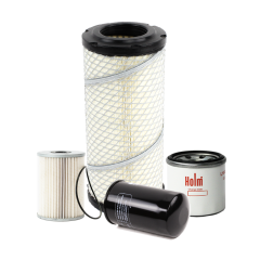 Holm main air filter, fuel filters & oil filter to suit Kobelco SK55-6E Excavators (K80-1472-HOL)
