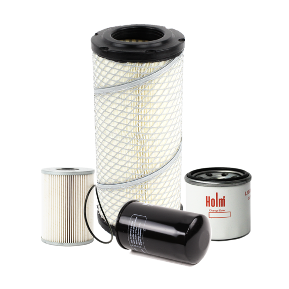 Holm main air filter, fuel filters & oil filter to suit Kobelco SK55-6E Excavators (K80-1472-HOL)