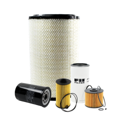 Holm main air filter, fuel filters & oil filter to suit Kobelco SK210LC-11 Excavators (K80-1474-HOL)