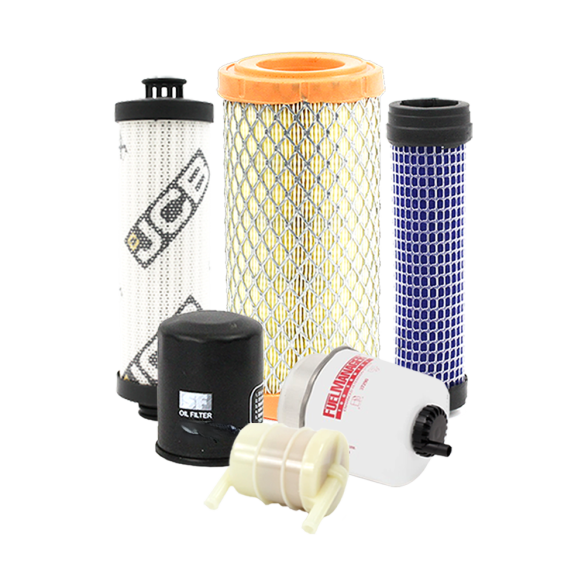 Holm air filters, fuel filters, oil filter and hydraulic filter to suit JCB 18Z-1 Mini Excavators (K80-1478-HOL)