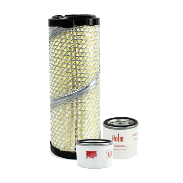 Holm air filter, fuel filter and oil filter to suit Caterpillar CB14B Utility Rollers with Kohler engine (K80-1493-HOL)