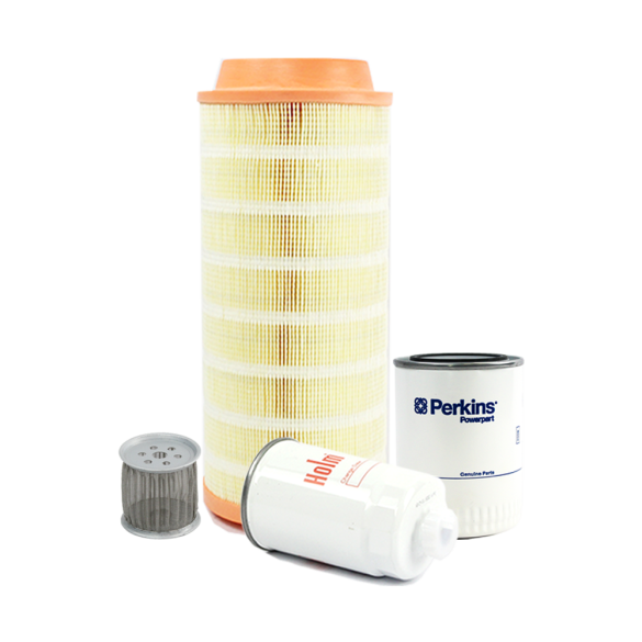 Holm air filter, fuel filter & oil filter to suit JCB 2CX Backhoe Loaders with Perkins 1004-4 engine (K80-1505-HOL)