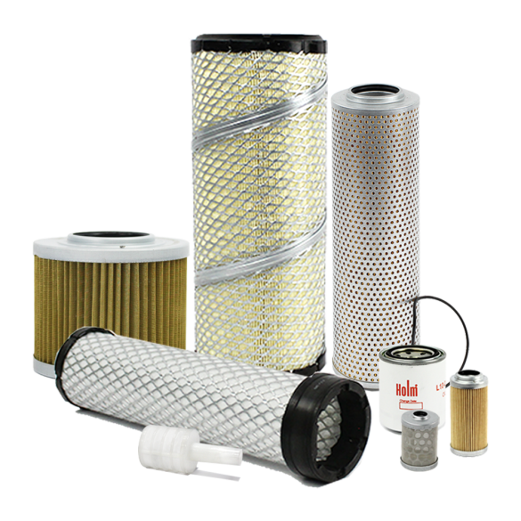 Holm air filters, fuel filters, hydraulic filters and oil filter to suit Doosan DX63-5 Excavators (K80-1518-HOL)