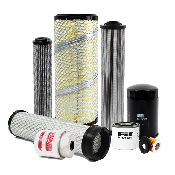 Holm air filters, fuel filters, hydraulic filters and oil filter to suit JCB 8085ZTS Excavators (K80-1520-HOL)