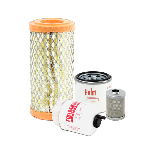 Holm air filter, fuel filters and oil filter to suit Caterpillar 302.4D Excavators (K80-1577-HOL)