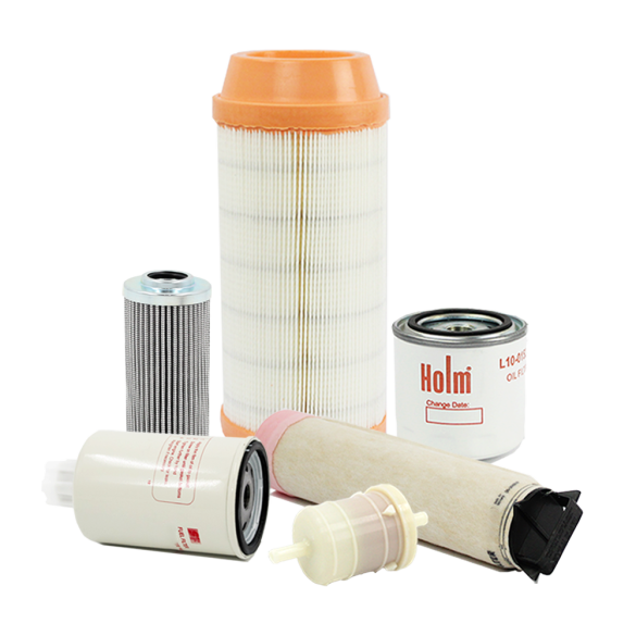 Holm air filters, fuel filters, hydraulic filter & oil filter to suit JCB VMT260-120 Rollers with Kubota engine (K80-1578-HOL)