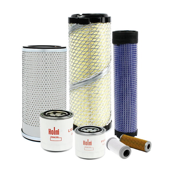 Holm air filters, fuel filters, hydraulic filters and oil filter to suit Case CX26C Excavators (K80-1582-HOL)