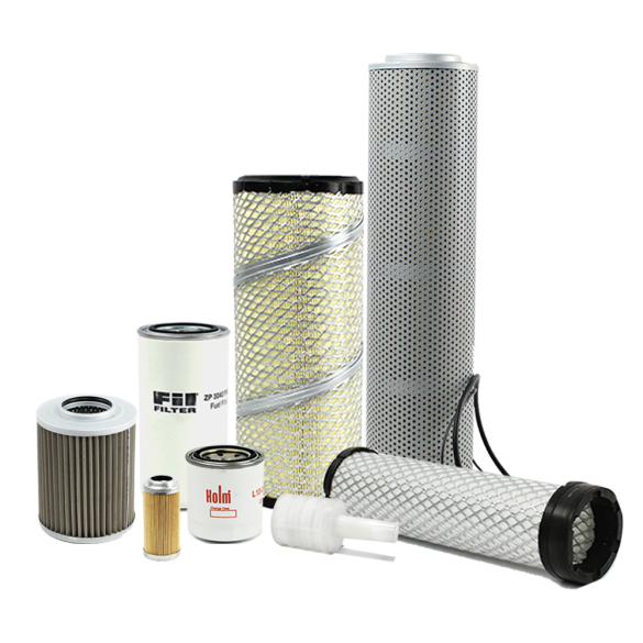 Holm air filters, fuel filters, oil filter and hydraulic filters to suit Doosan DX80R Excavators (K80-1585-HOL)