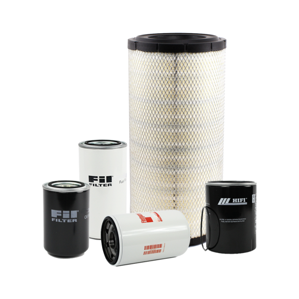 Holm air filter, fuel filters, oil filter & hydraulic filter to suit Doosan DX170W-5 Excavators (K80-1586-HOL)